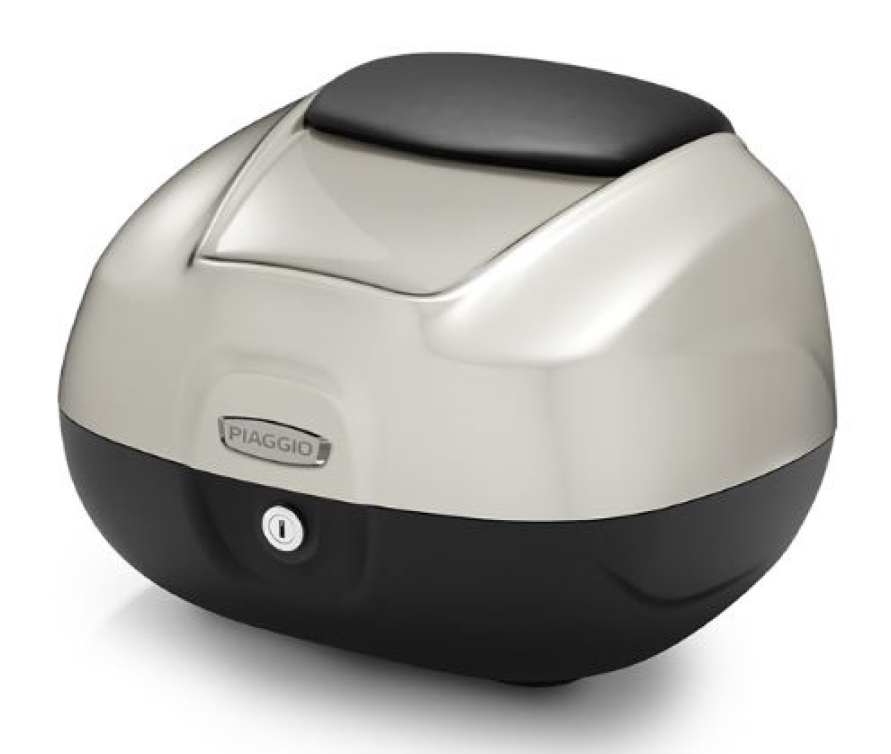 Topkoffer 37 l met rugleuning voor Piaggio MP3 HPE RST 400 Classic (2022) - grijs metallic G04