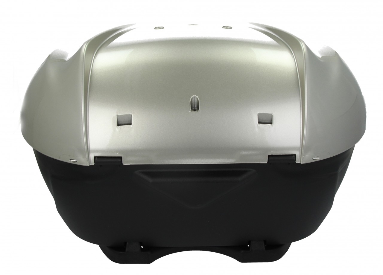 Topkoffer Kit 36 l. Grijze Wolk G04 Origineel Piaggio voor Beverly HPE (incl. montageplaat)