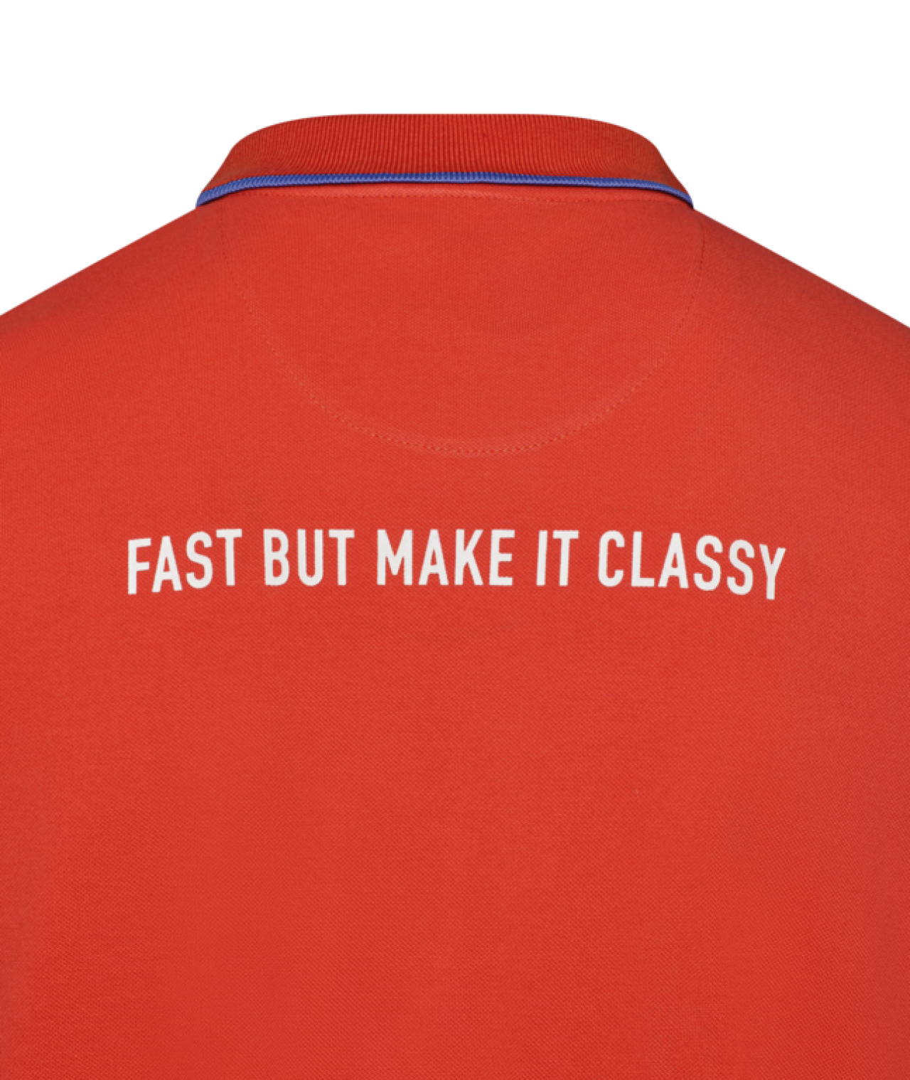Vespa-poloshirt Flame orange DEC-collectie