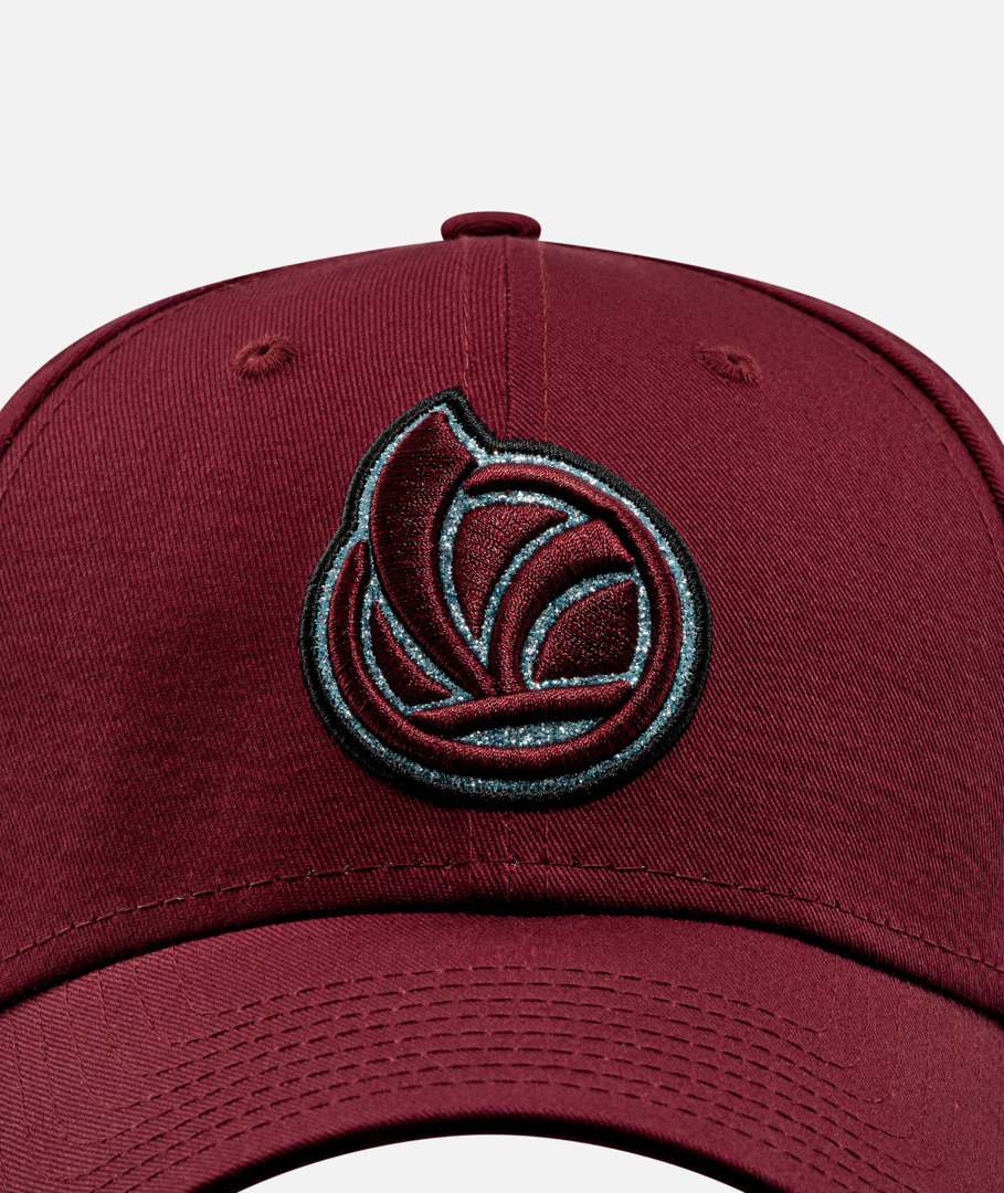 Vespa baseball cap DEC Glitter New Era 9Forty rood