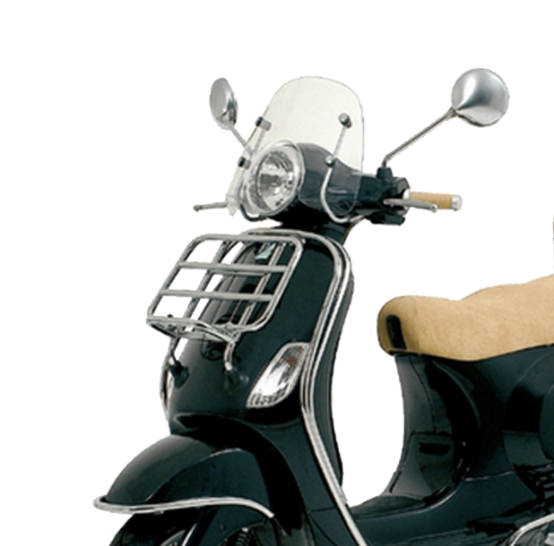 Originele Vouwbare Bagagedrager Chroom Vespa LX