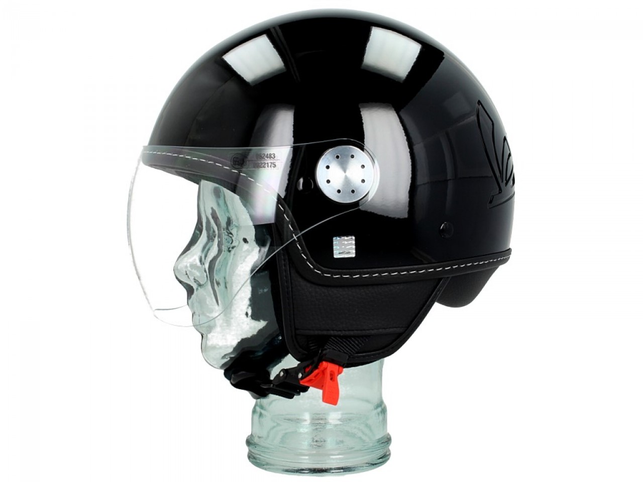 Vespa jethelm Vizier 3.0 zwart maat XS