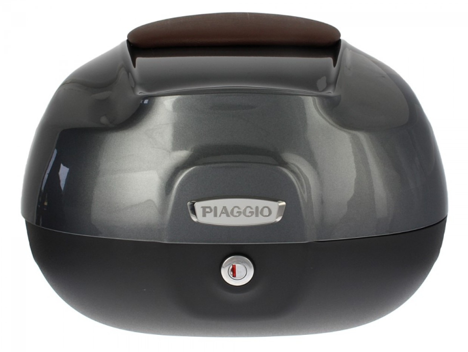 Topkoffer 37 l met rugleuning voor Piaggio Medley 125/150 (16-18) - grijs 798/B