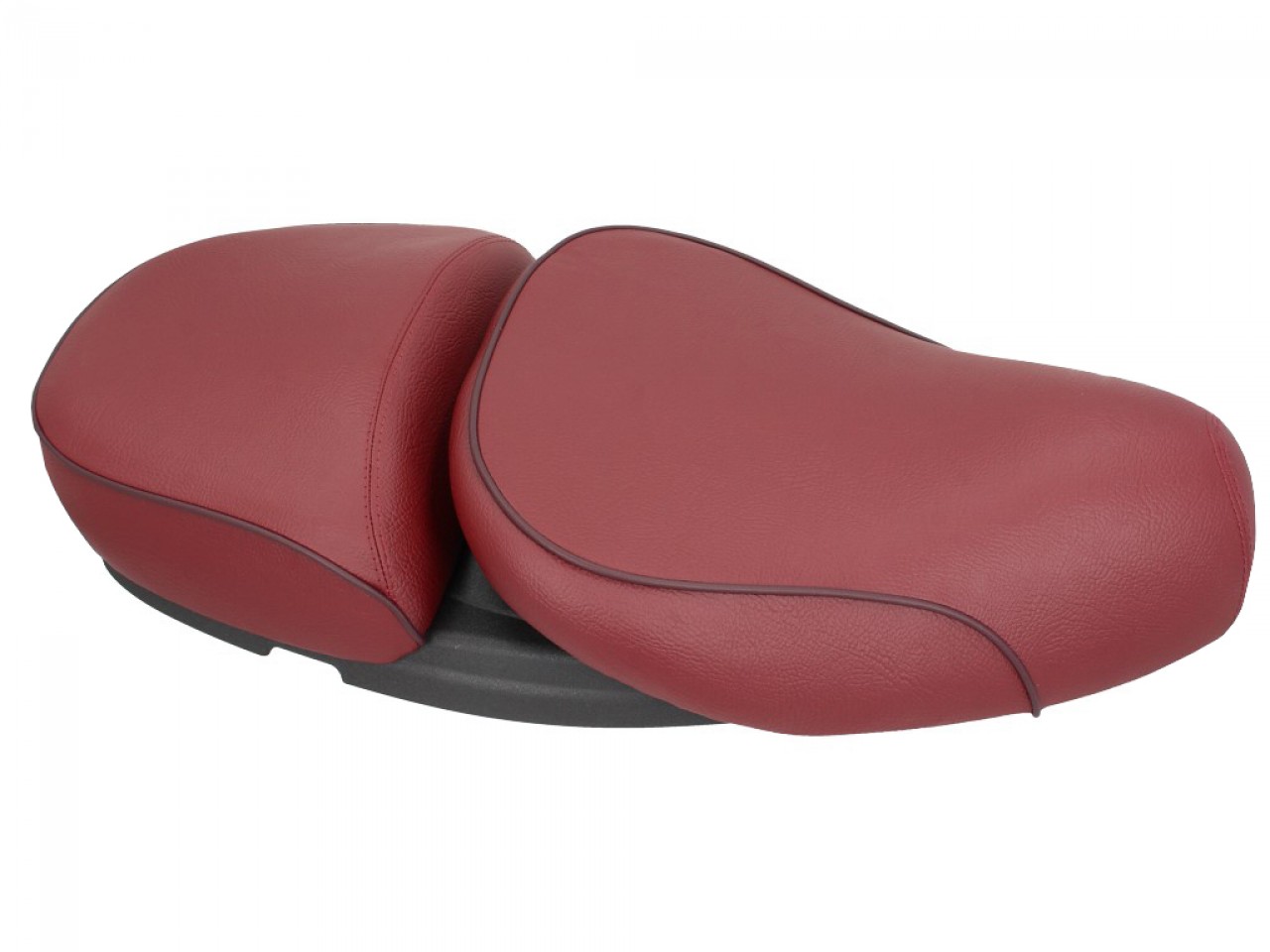 Vespa 2-zits echt lederen zetel rood voor LX 50-150cc Touring, ET2/ET4 /LX/LXV/S 50-150cc-