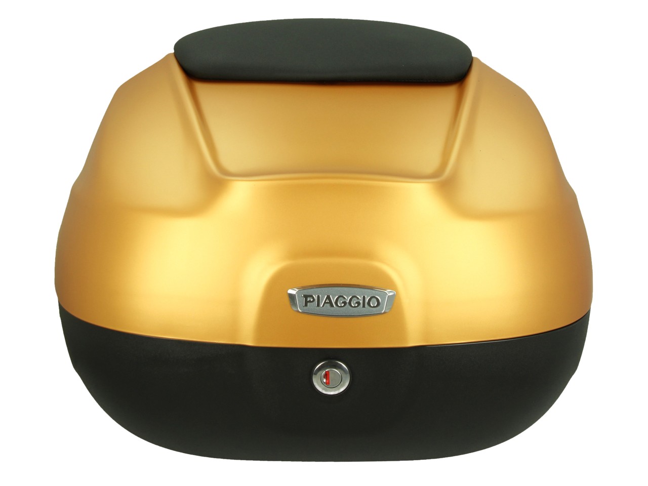 Topkoffer 37 l met rugleuning voor Piaggio Medley Sport 125/200 (24-25) - mat geel metallic L10