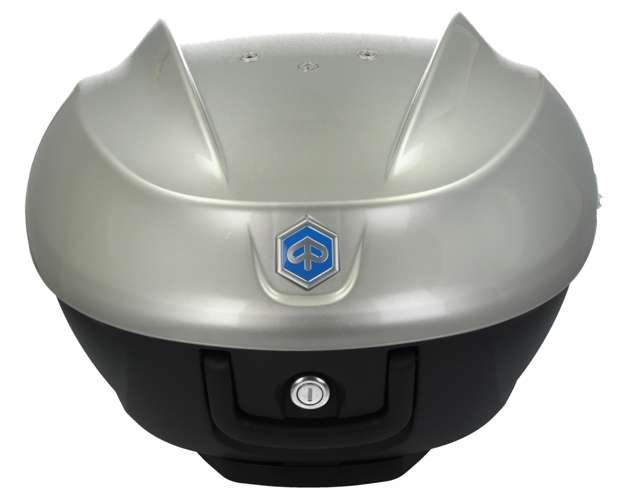 Topkoffer Kit 36 l. Grijze Wolk G04 Origineel Piaggio voor Beverly HPE (incl. montageplaat)
