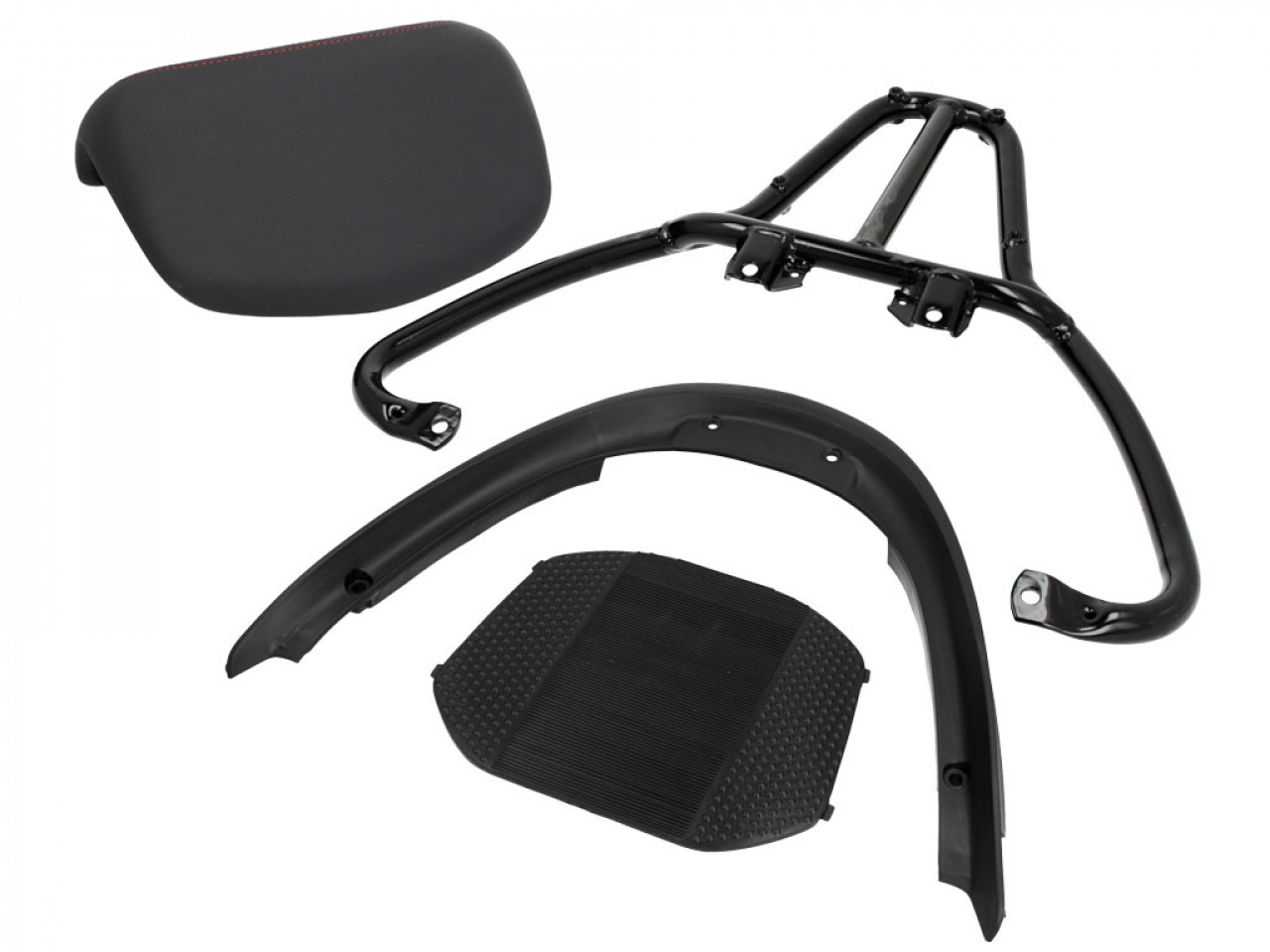 Topkoffer Kit (incl. montageplaat), 37 l, wit voor Piaggio MP3 125 / 300 / Sport HPE