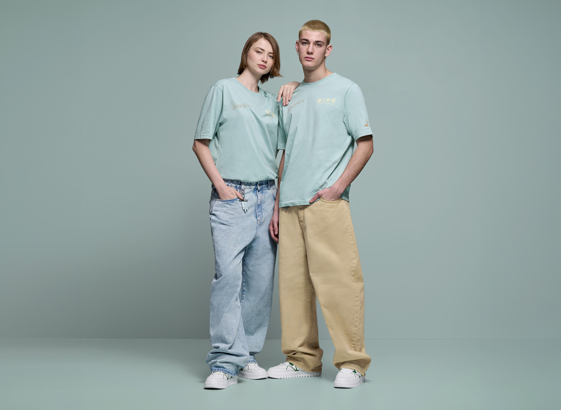 Vespa T-shirt Oorsprong groen DEC collectie