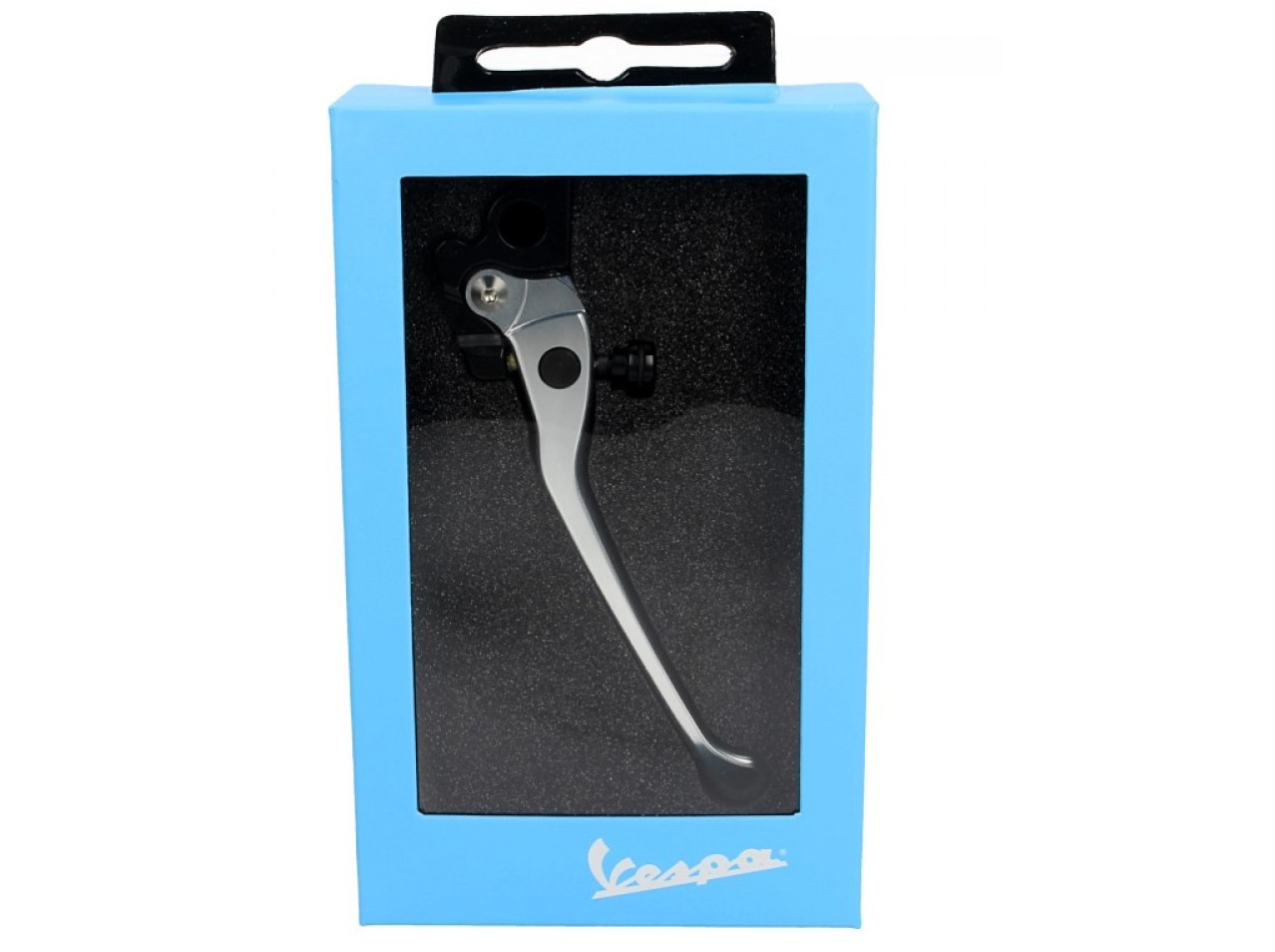 Stuurset, aluminium, geanodiseerd, set van handvatten, hendels en bar ends voor Vespa GTS