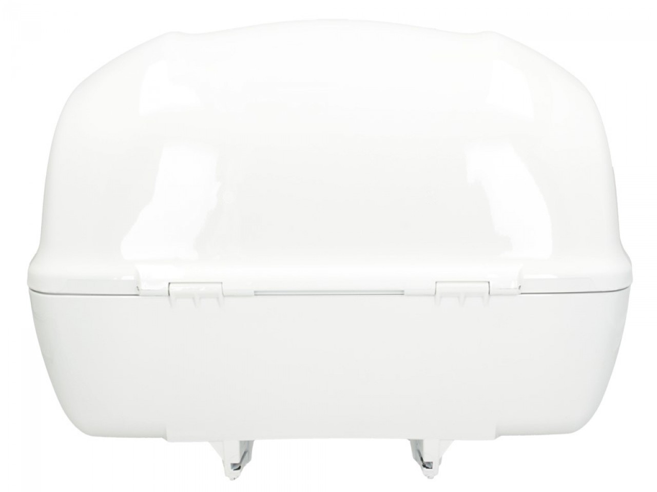 Vespa-topkoffer 32 l, glanzend wit 544, zonder rugleuning