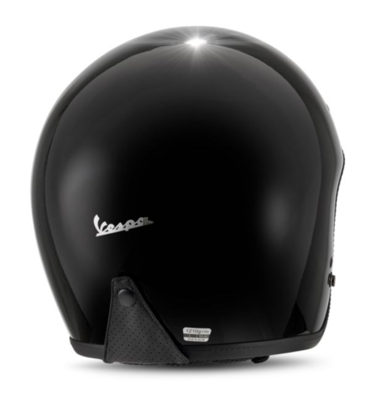 Vespa jethelm Versilia zwart