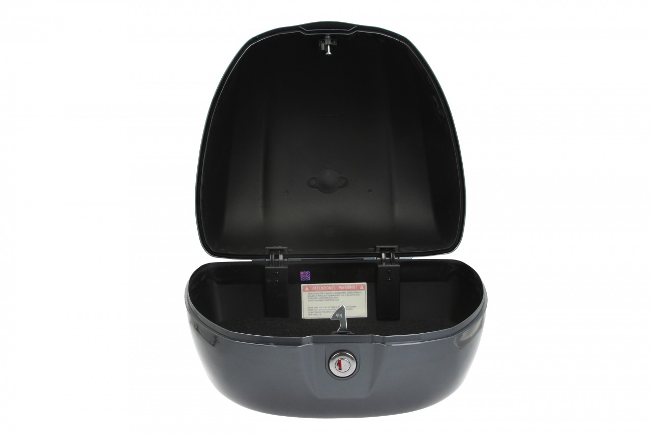 Vespa-topkoffer 32 l glanzend grijs G03 zonder rugleuning