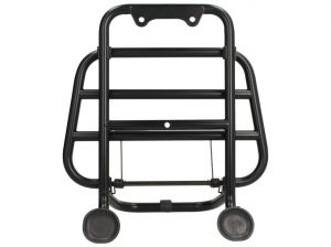 Origineel Vespa GTS/GTV/Sei Giorni bagagerek vooraan, zwart (Tot bouwjaar 2018)