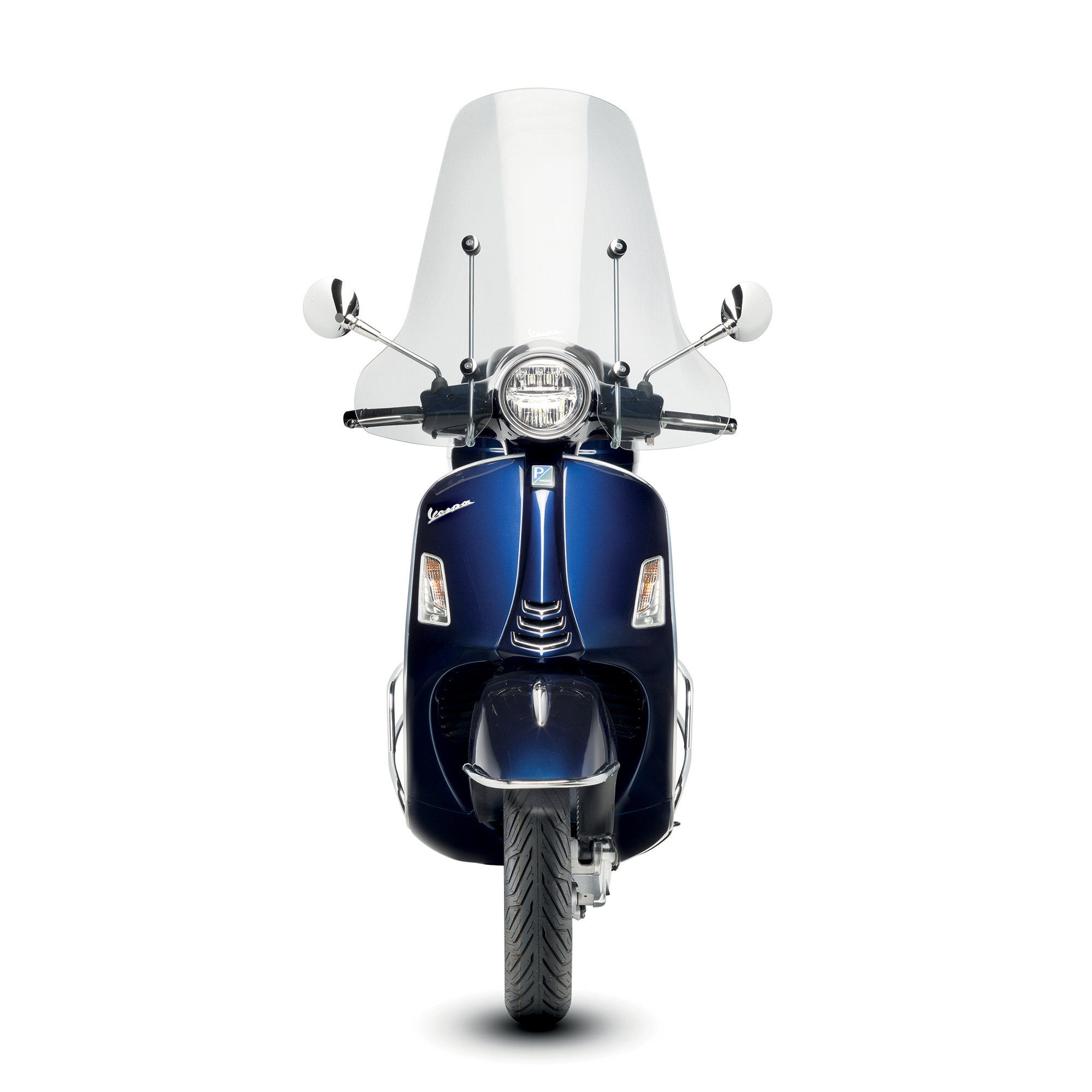 Hoog windscherm met beugel Vespa GTS / Super (HPE & SuperTech) origineel Vespa