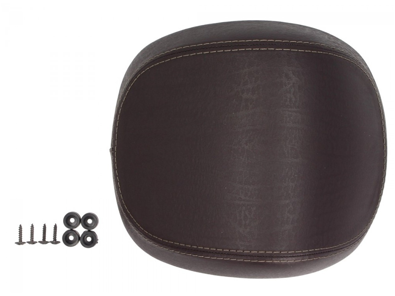 Originele rugleuning voor topkoffer bruin Marone Vespa Primavera / Sprint