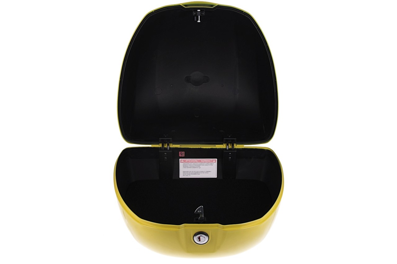 Vespa-topkoffer 32 l, glanzend geel, L08, zonder rugleuning