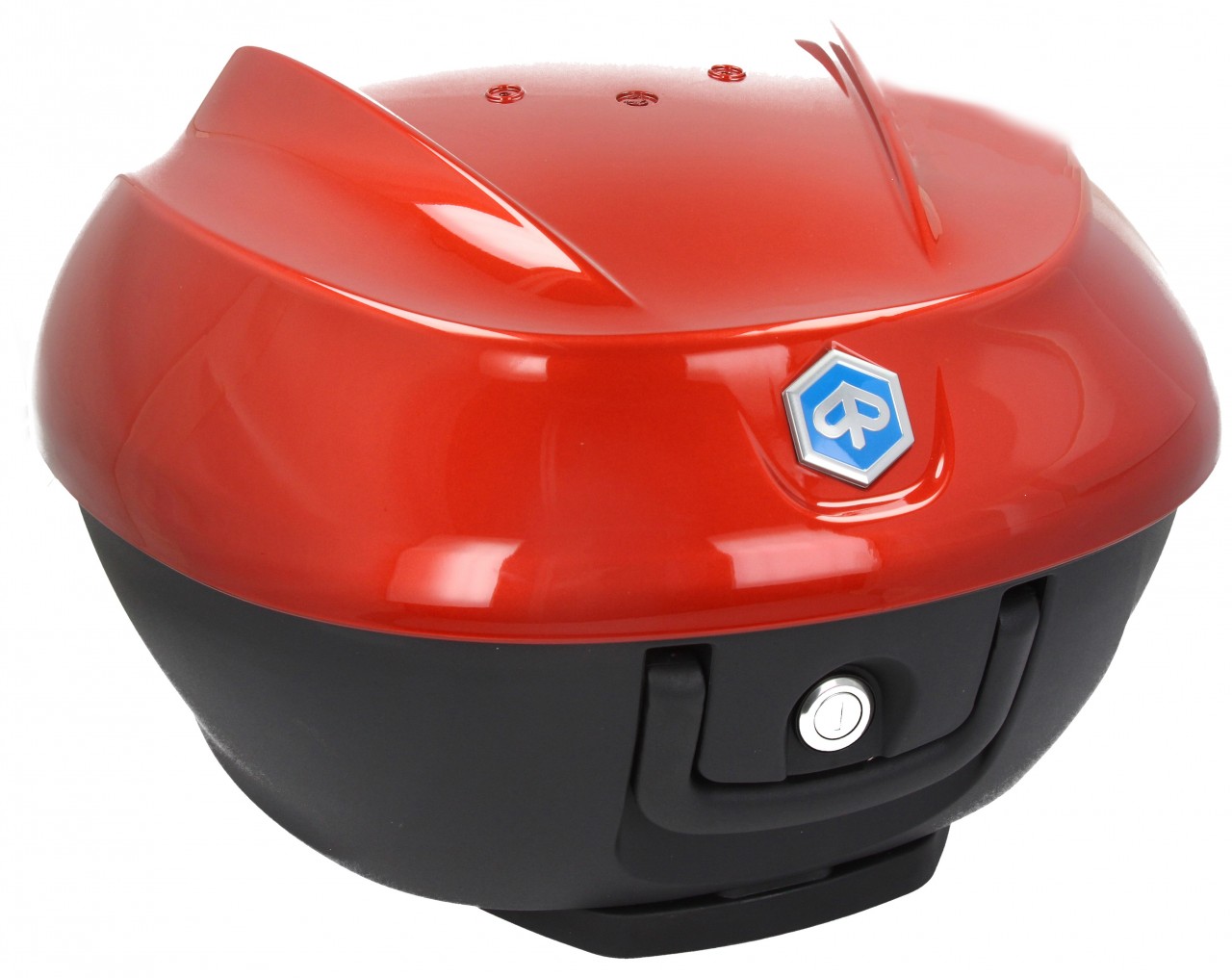 Topkoffer Kit 36 l. oranje metallic A12 Origineel Piaggio voor Beverly HPE (incl. montageplaat)