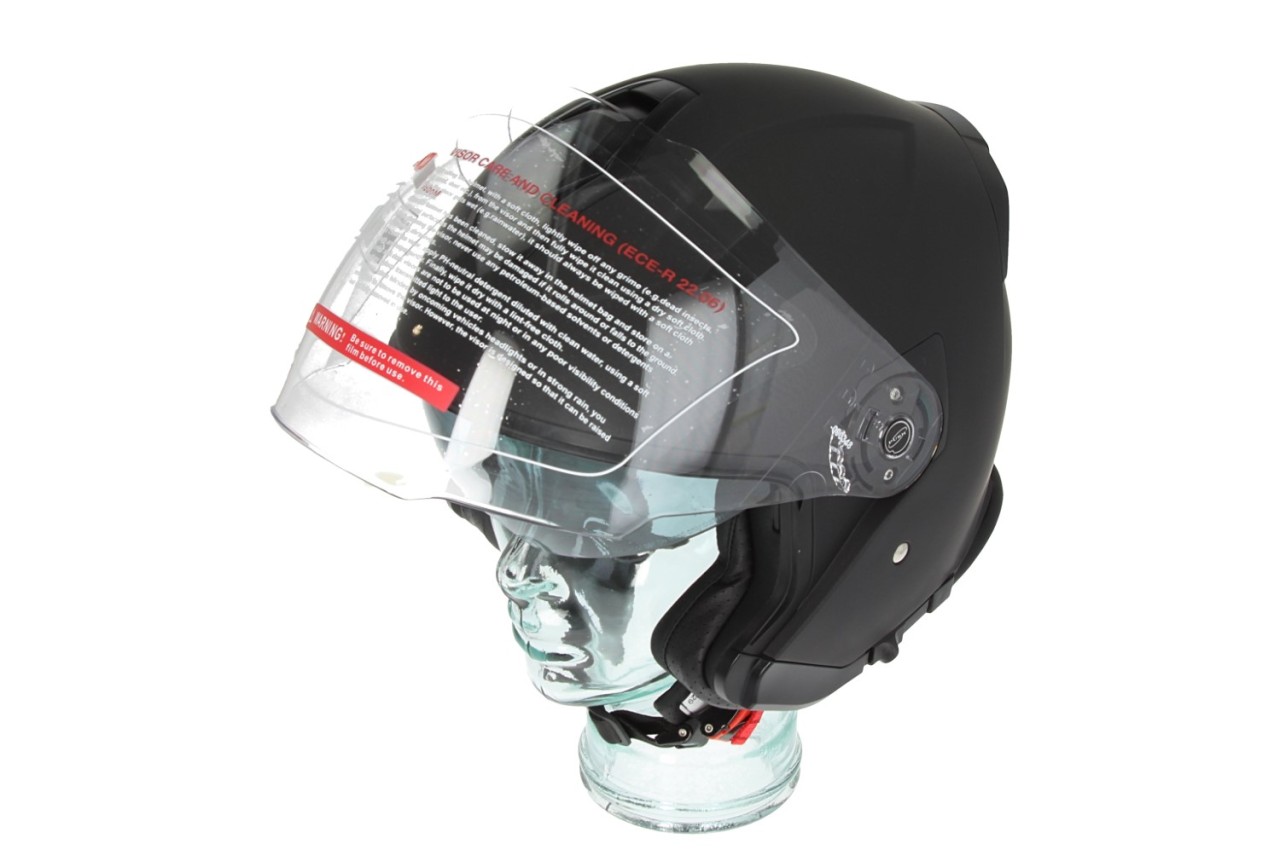 Piaggio Jet Helm Volledig Jet PFJ zwart mat