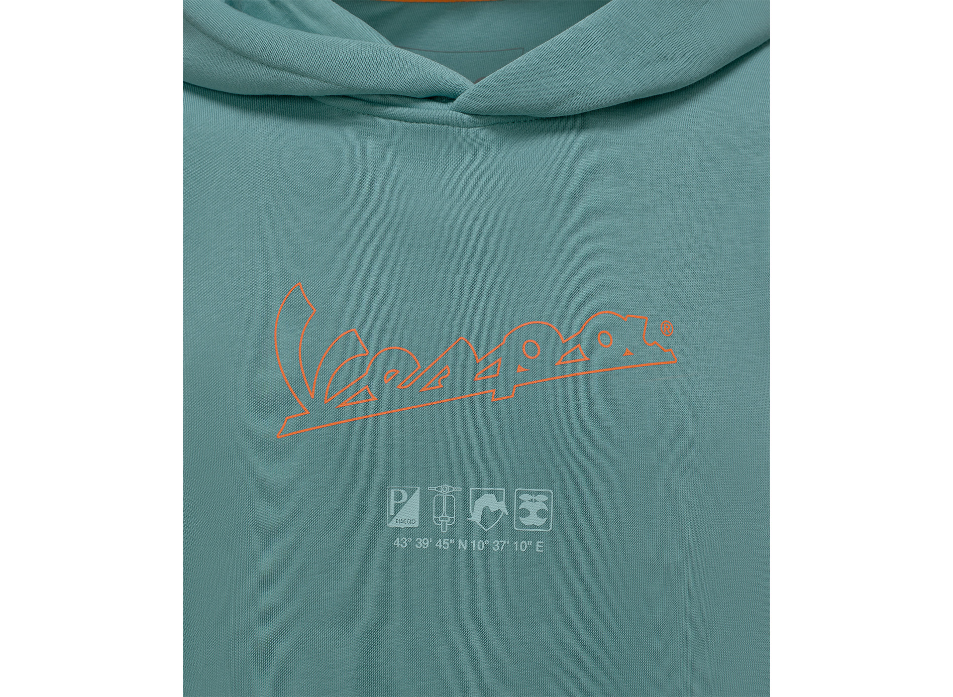 Vespa Hoodie Soul groen DEC collectie