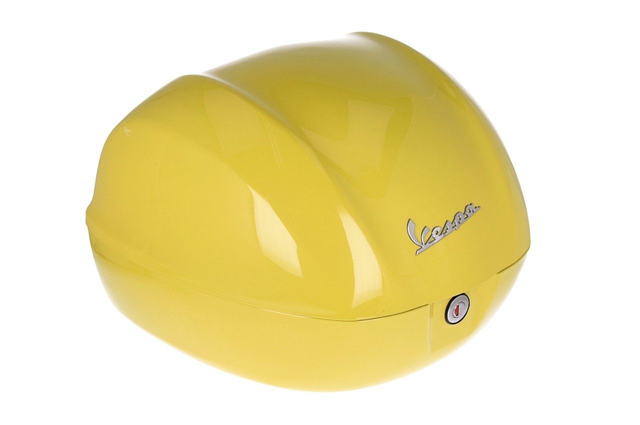 Vespa-topkoffer 32 l, glanzend geel, L08, zonder rugleuning