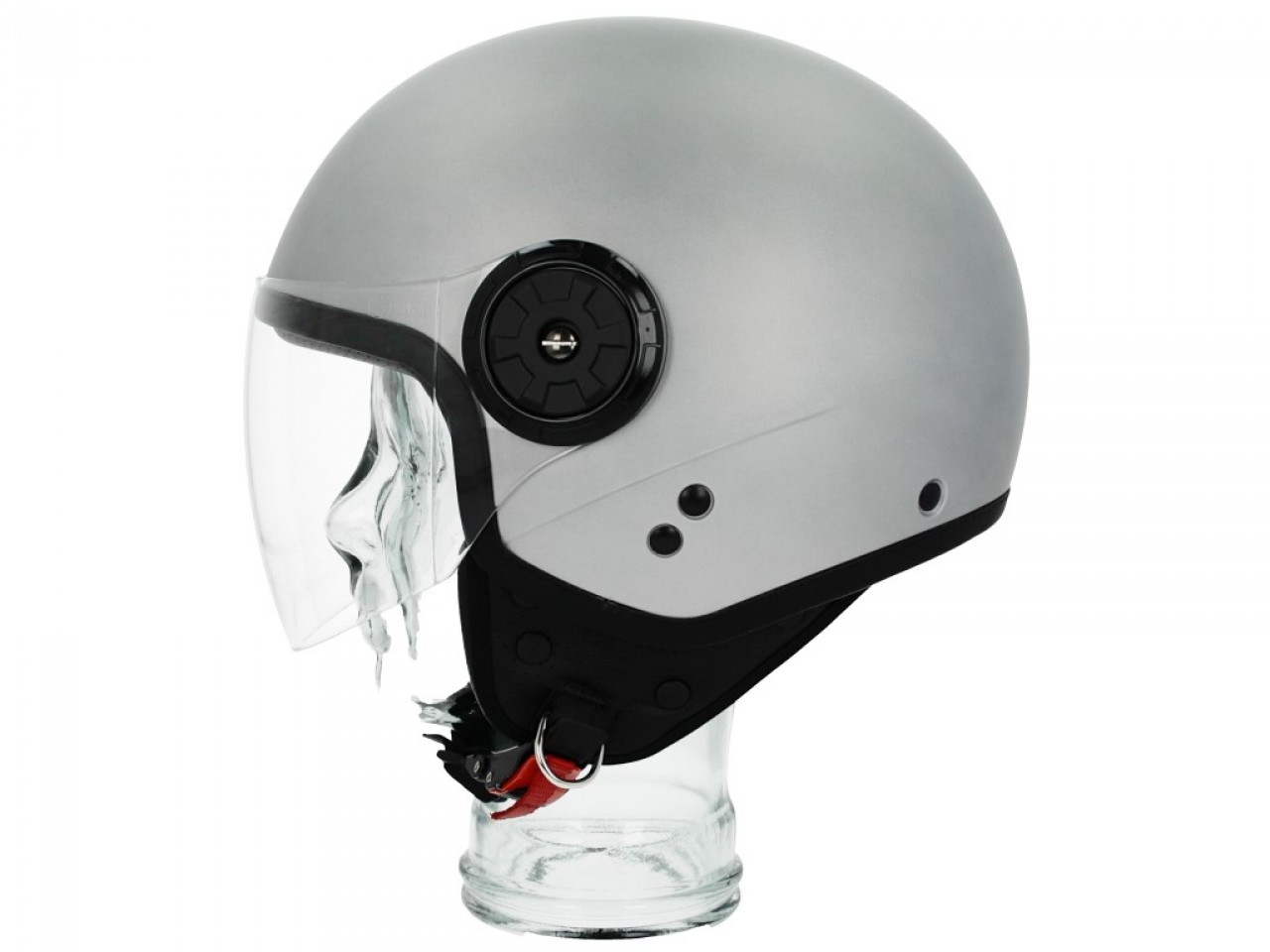 Piaggio Jet Helm AWA Basejet grijs mat