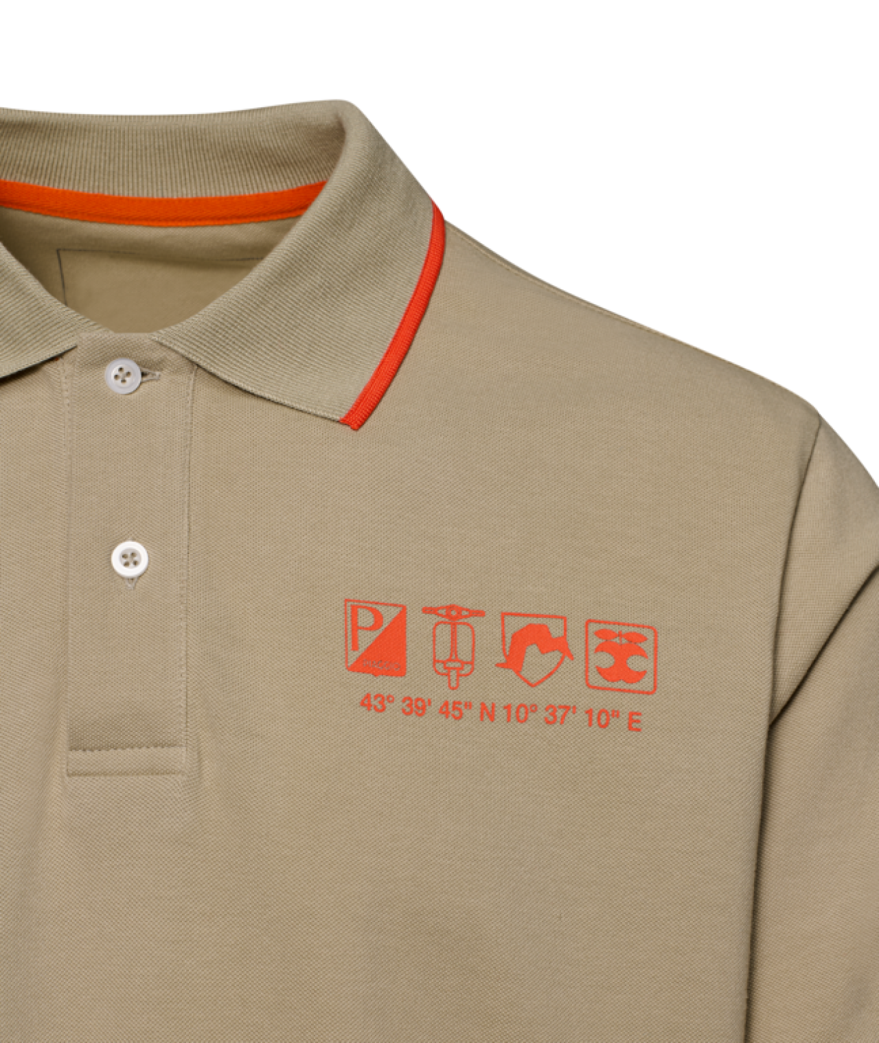 Vespa Polo-shirt Nomad beige DEC-collectie