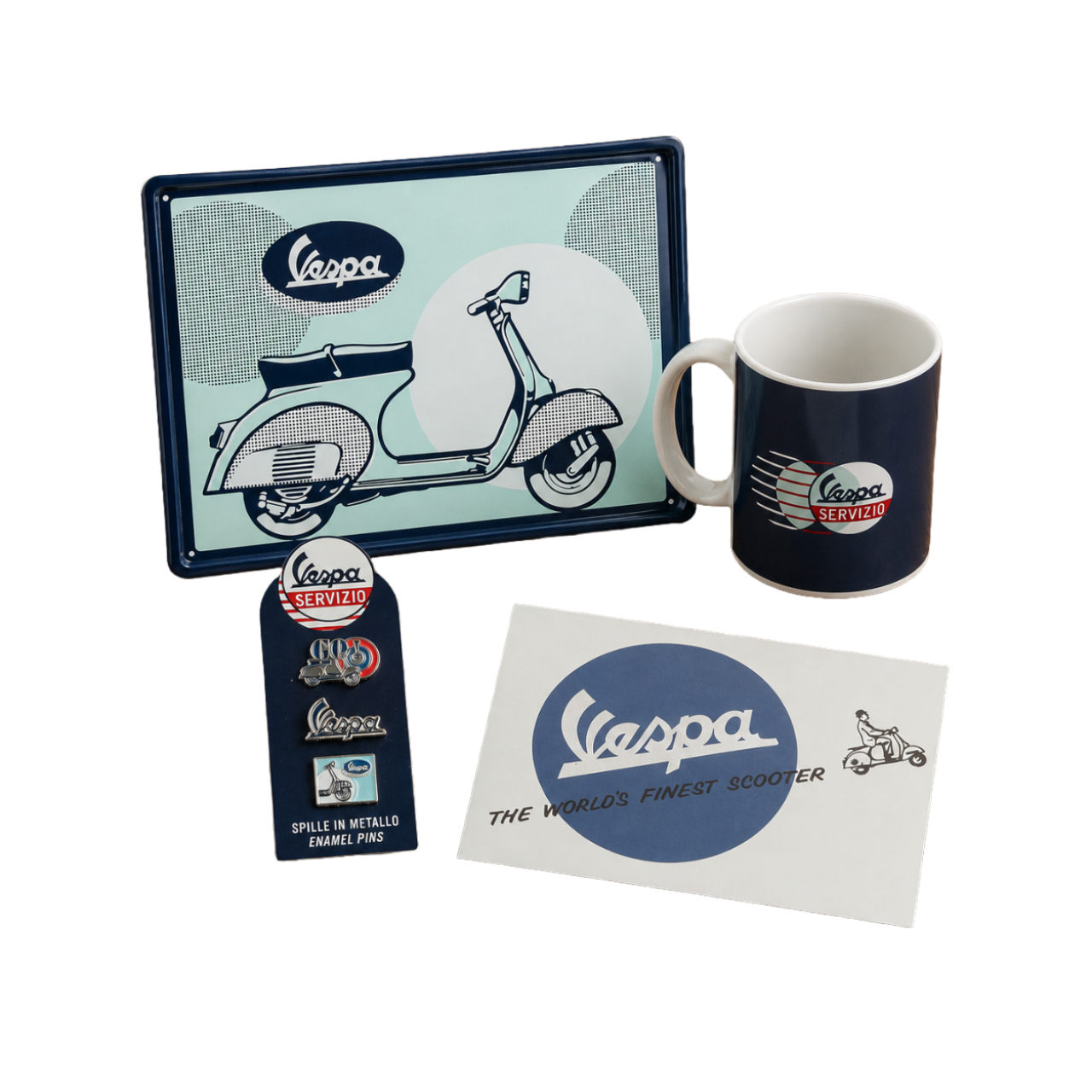 Vespa-merchandisepakket Go Vespa