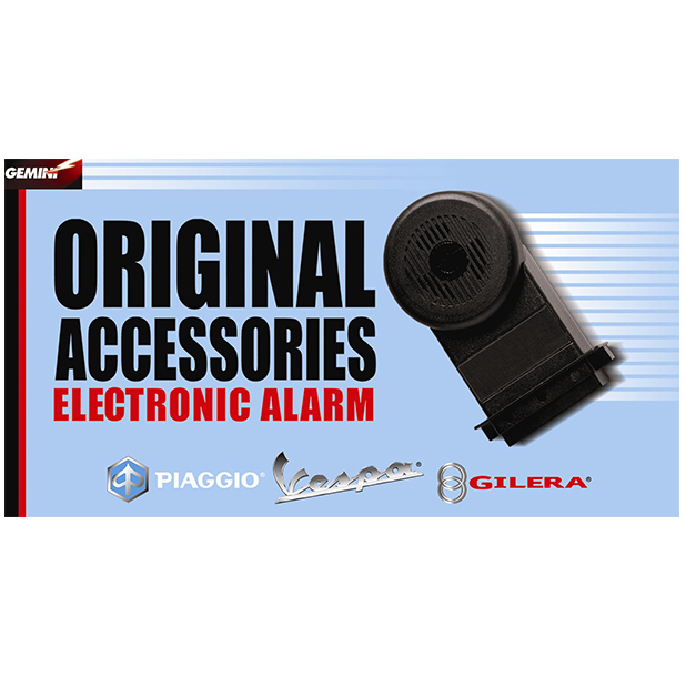 E-Lux alarmsysteem voor Vespa Primavera / Sprint / LX / S / LXV / ET