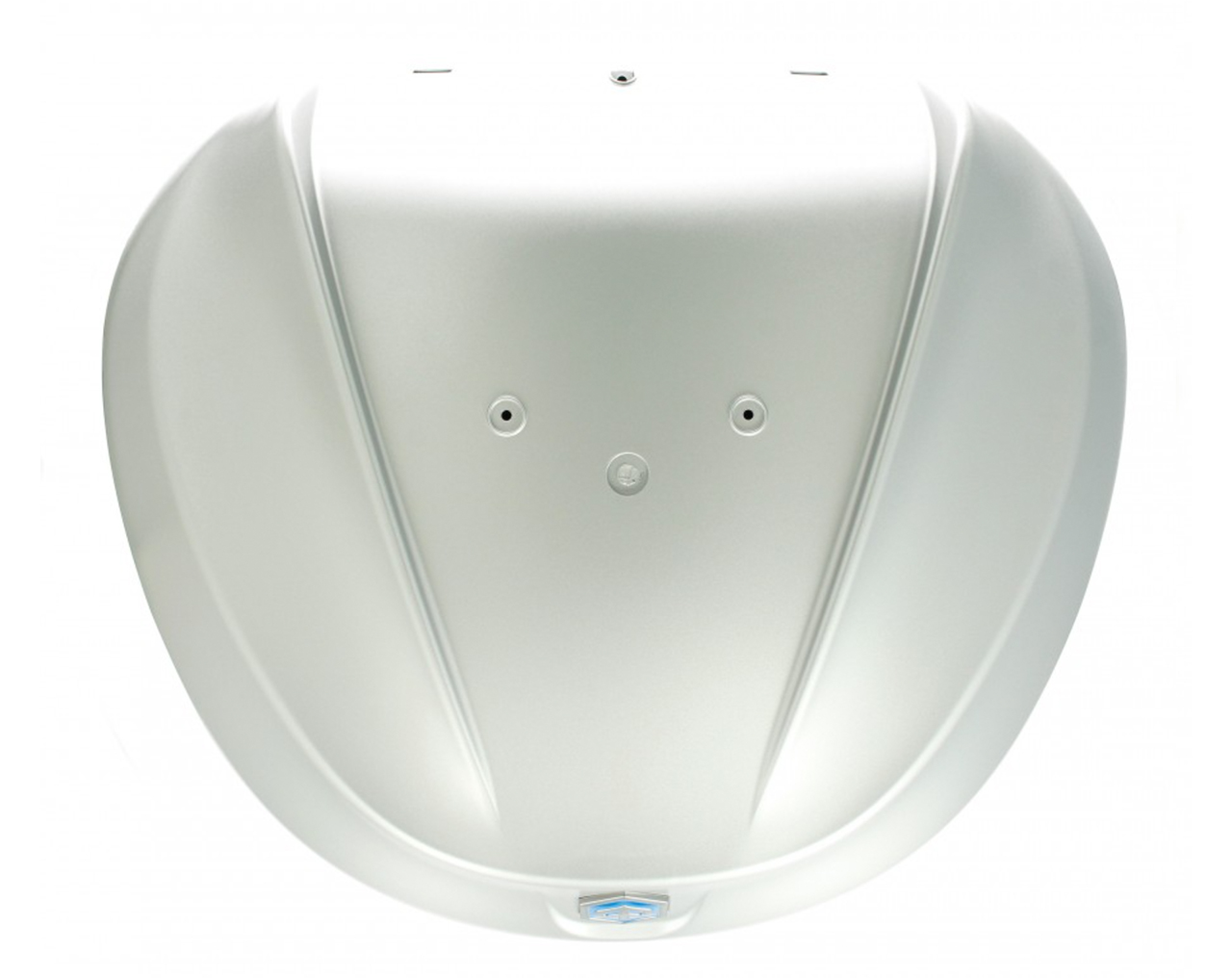 Topkoffer Kit 36 l. grijs mat 760/B Origineel Piaggio voor Beverly HPE (incl. montageplaat)