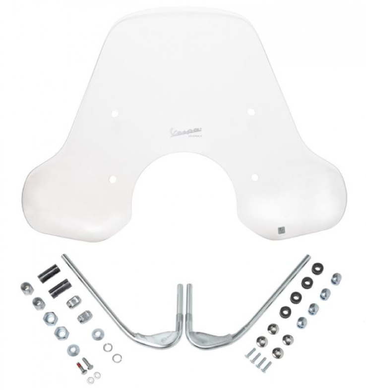 Voorruit Medium met beugel Vespa GTS / Super (HPE & SuperTech) origineel Vespa