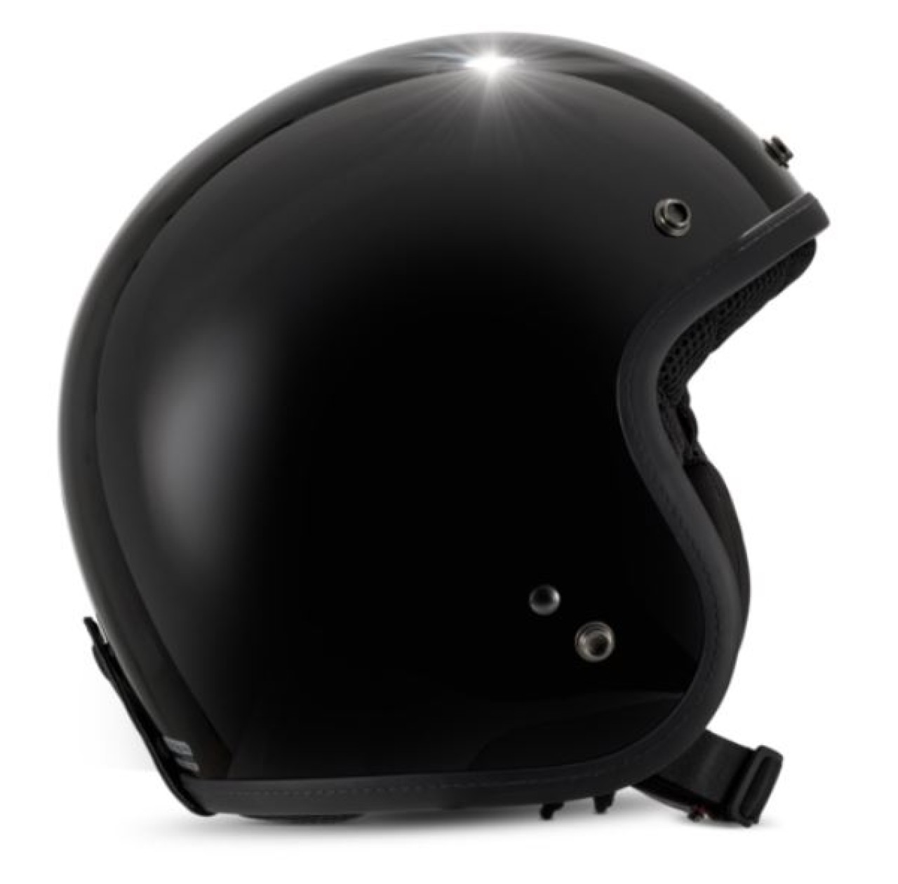 Vespa jethelm Versilia zwart