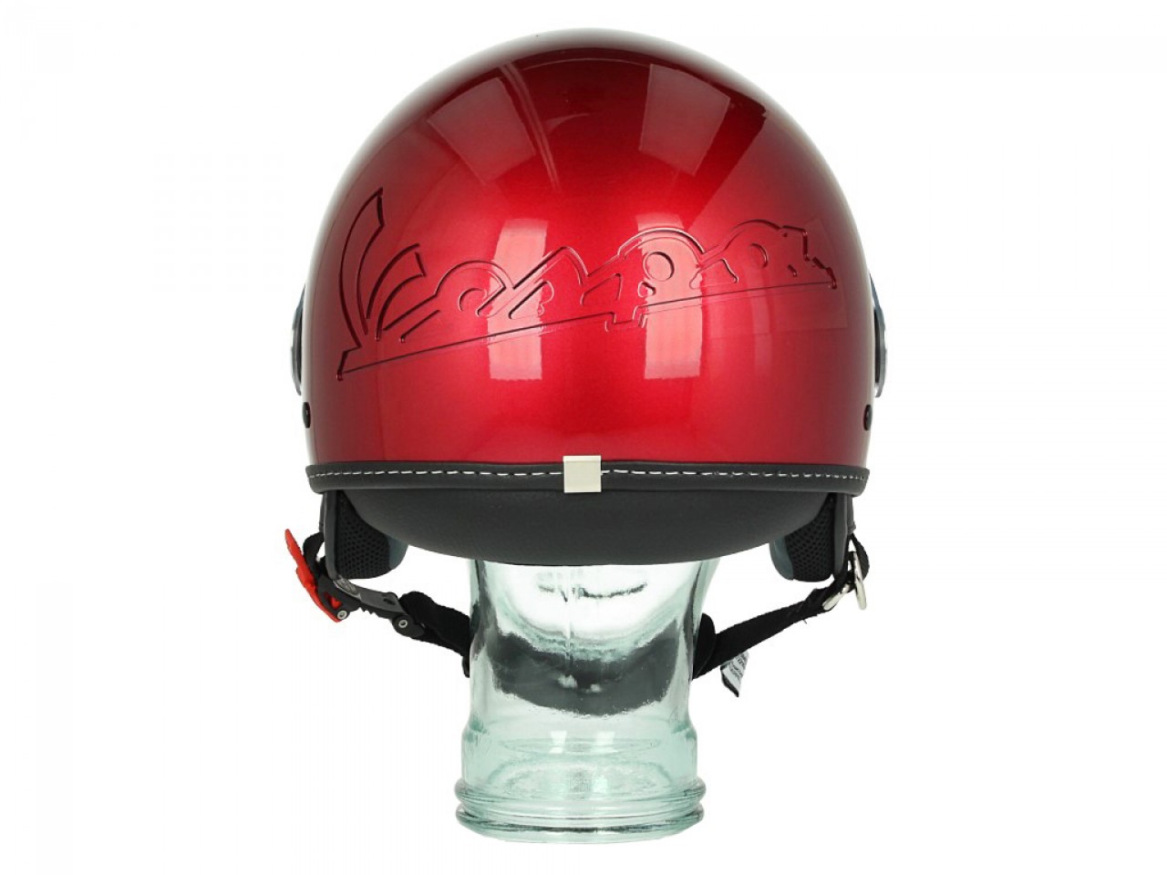 Vespa Helm "Visor" 2.0 Jet Helm Rood Moet 880/A Maat XS