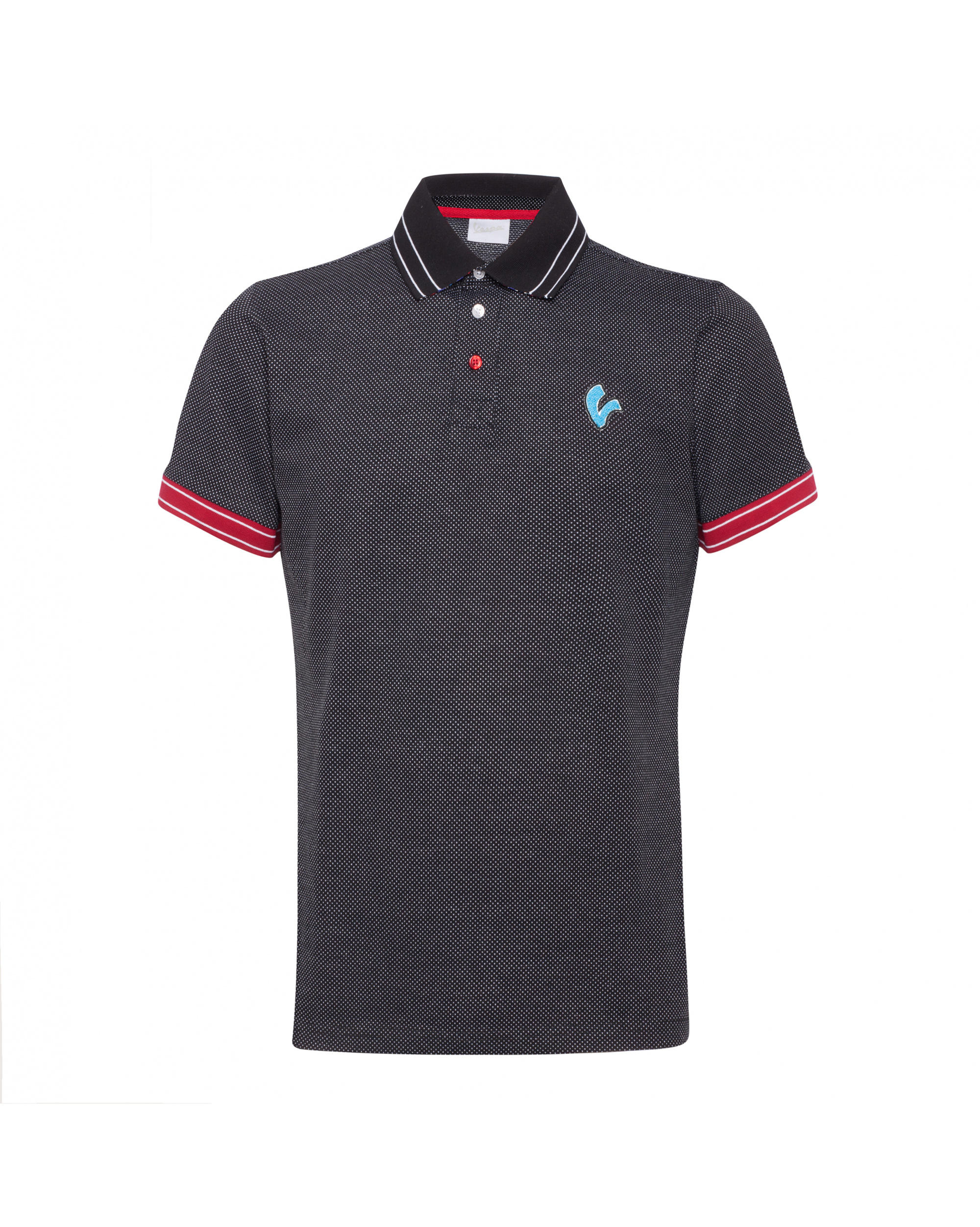 Vespa Polo Shirt V-Stripes Heren