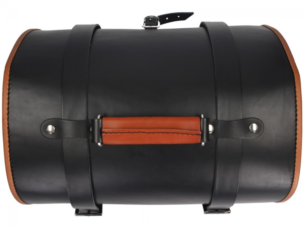 Originele Vespa lederen tas - Zwart