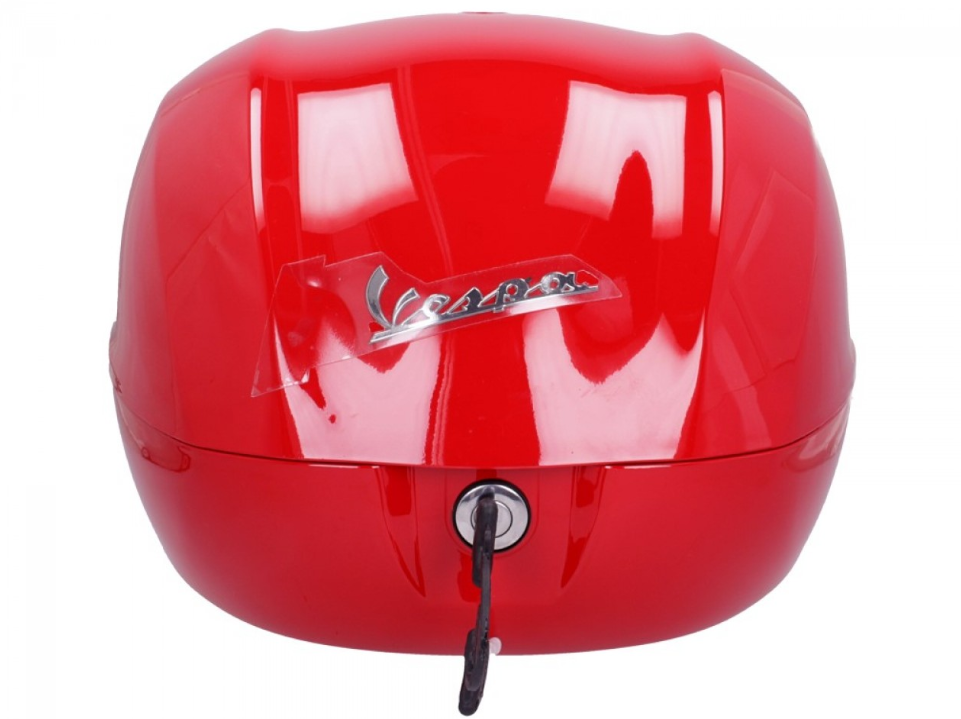 Vespa-topkoffer 32 l, glanzend rood, 894, zonder rugleuning