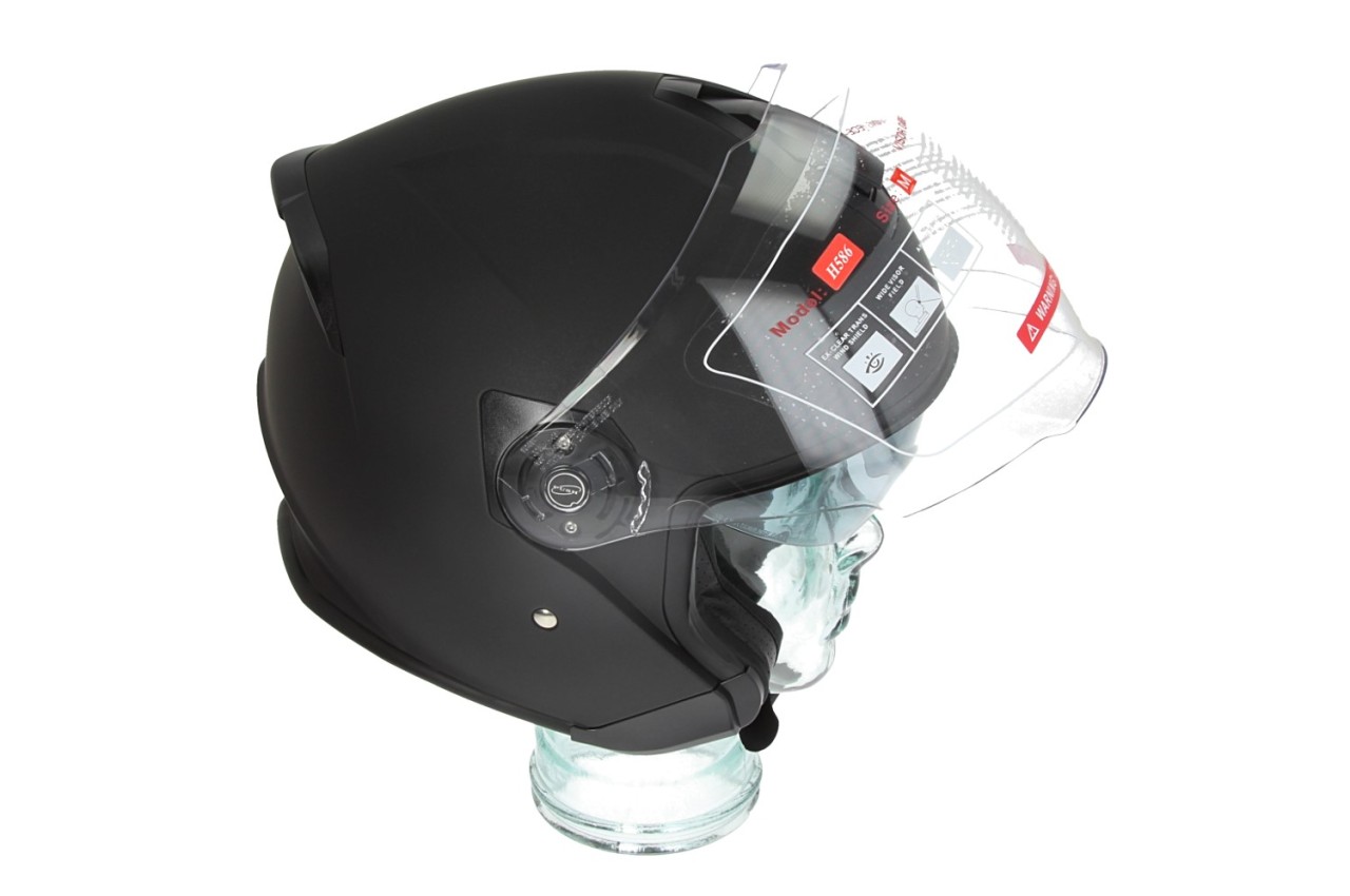 Piaggio Jet Helm Volledig Jet PFJ zwart mat