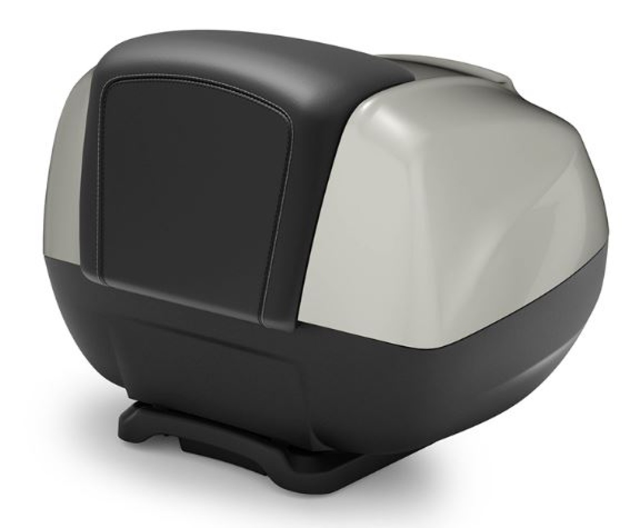 Topkoffer 37 l met rugleuning voor Piaggio MP3 HPE RST 400 Classic (2022) - grijs metallic G04