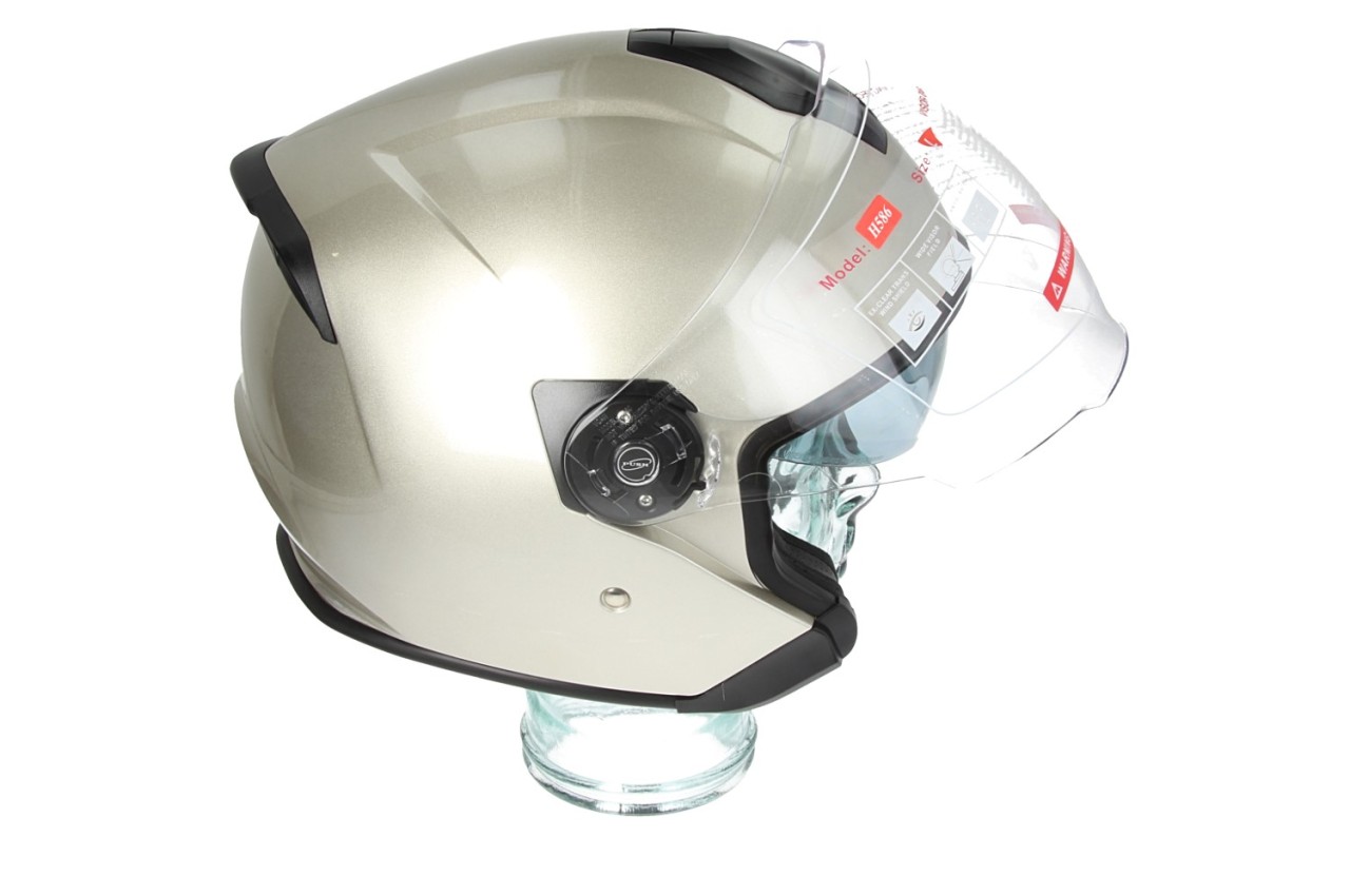 Piaggio Jet Helm Volledig Jet PFJ grijs glanzend