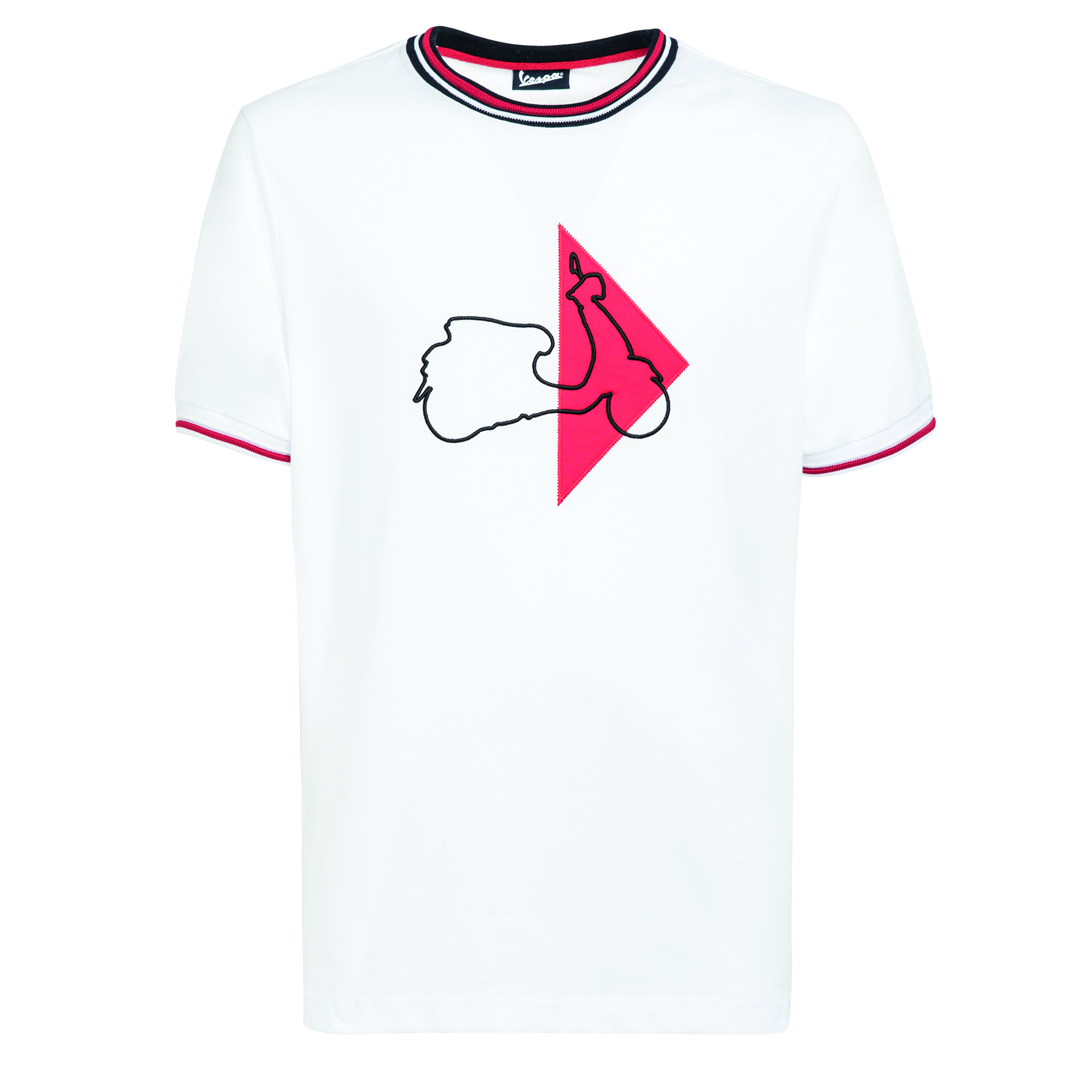 Vespa T-shirt Modernist Heren Wit