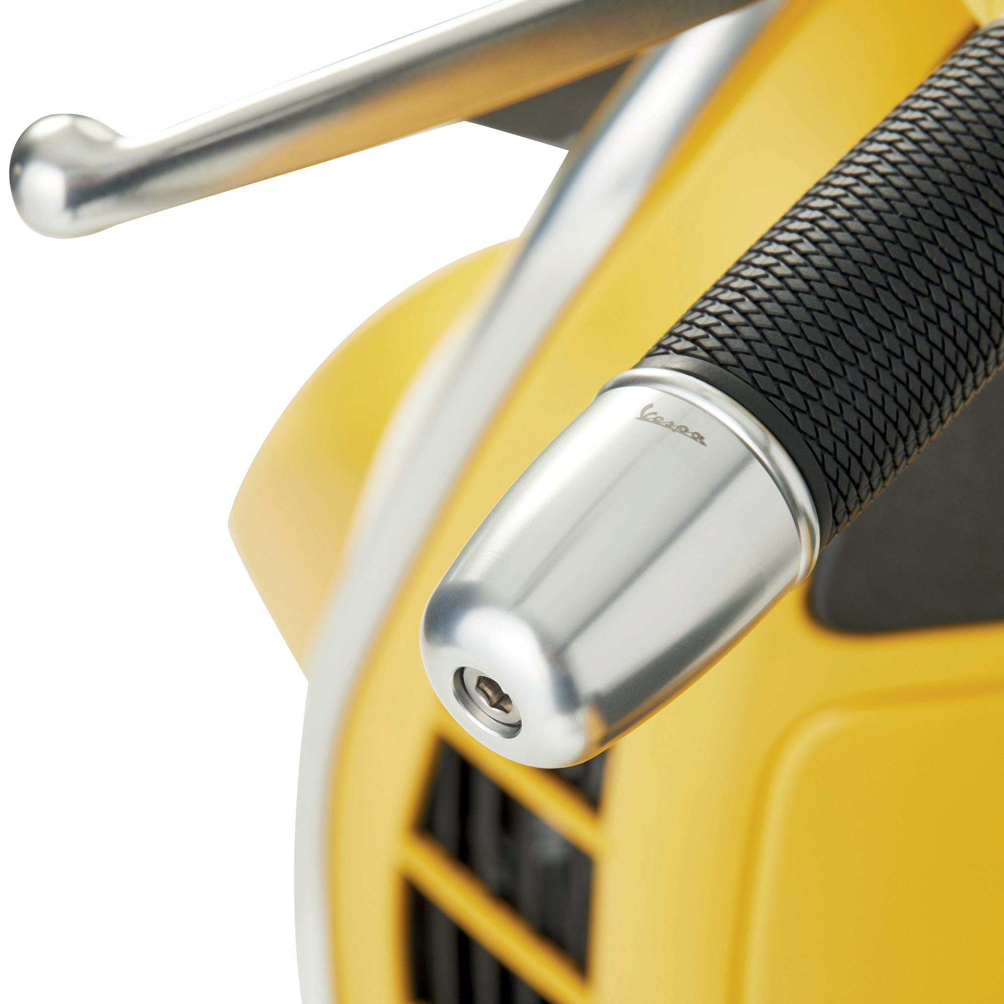 Stuurset, aluminium, geanodiseerd, set van handvatten, hendels en bar ends voor Vespa GTS