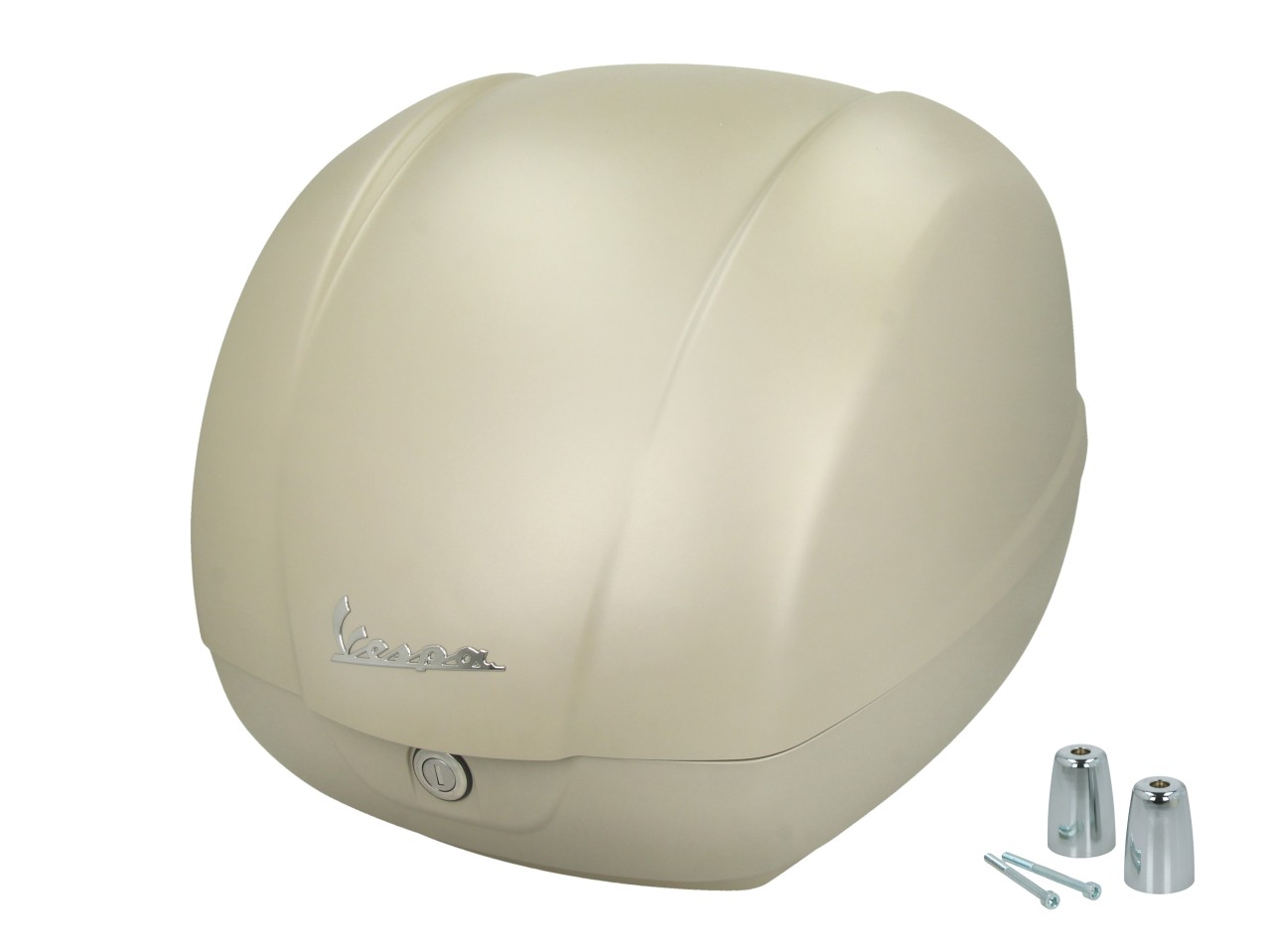 Originele topkoffer 36 l, matbeige Q03, voor Vespa GTS 125/310 en GTV 310