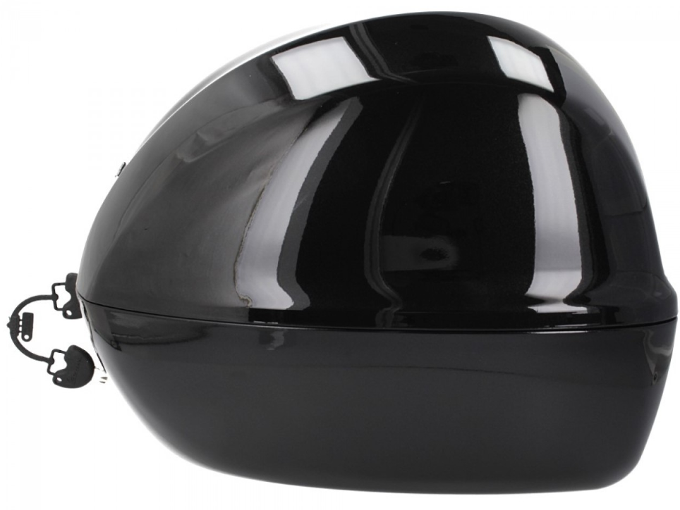Originele topkoffer voor Vespa Primavera / Sprint - Zwart Vulcano 98/A