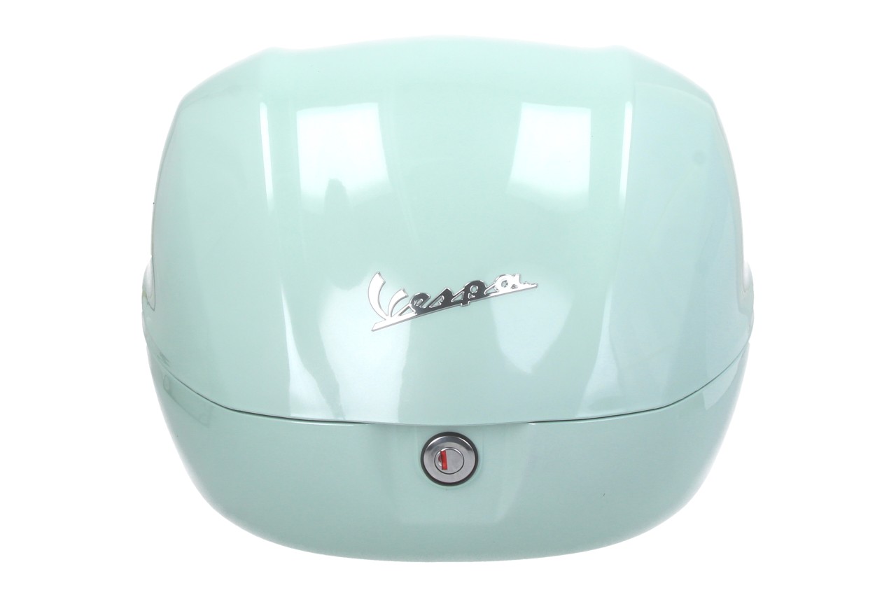 opcase Kit 32L latte menta (350/A), rugkussen zwart, bagagerek chroom voor Primavera