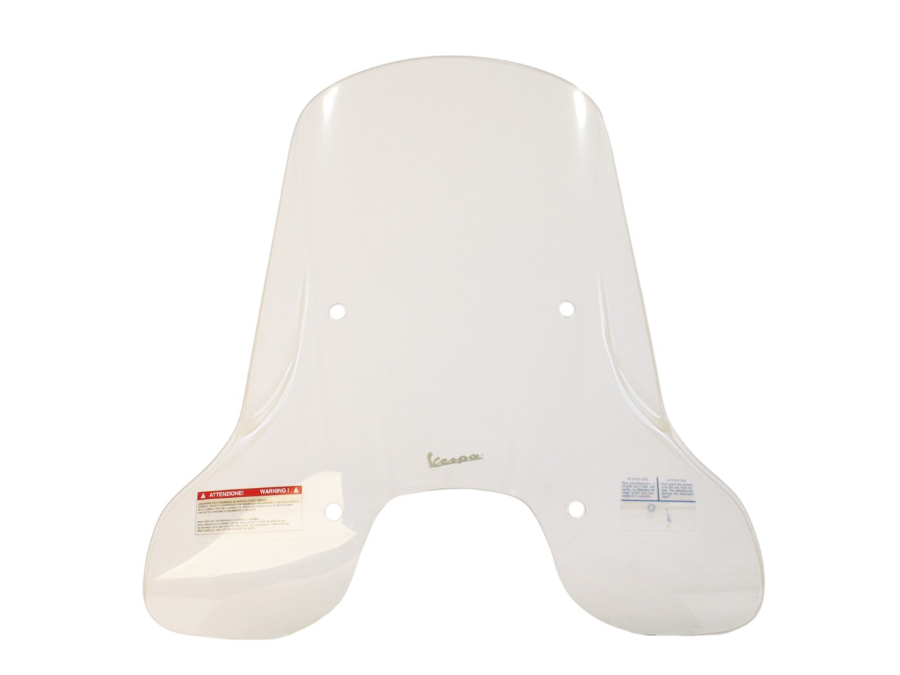 Origineel hoog windscherm blank voor Vespa Sprint (24-)