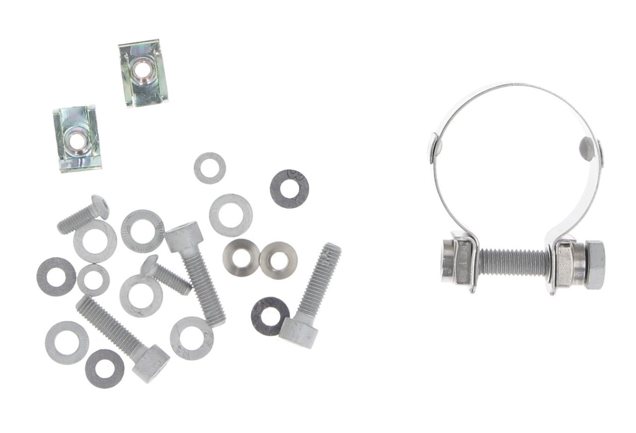 Slip-on uitlaatdemper roestvrij staal zwart voor Piaggio MP3 HPE 530