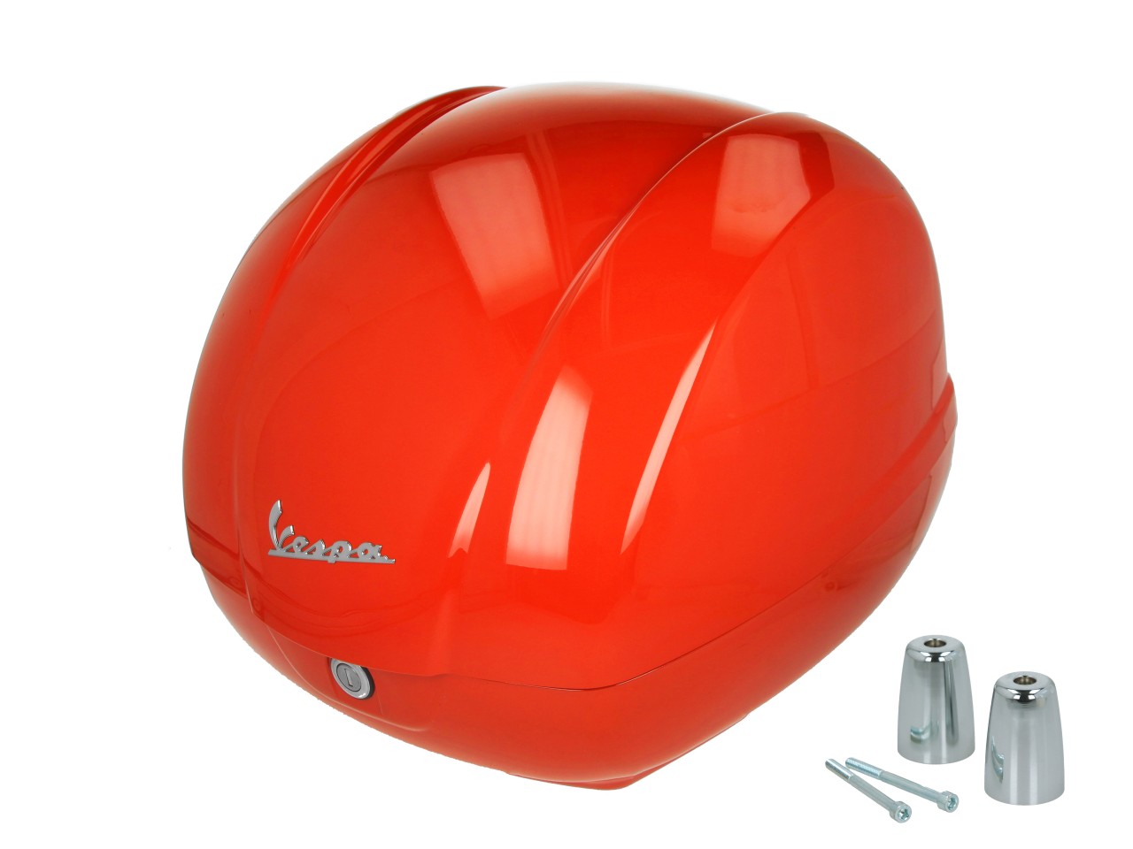 Originele topkoffer 36 l, glanzend oranje A11 voor Vespa GTS 125/310 en GTV 310