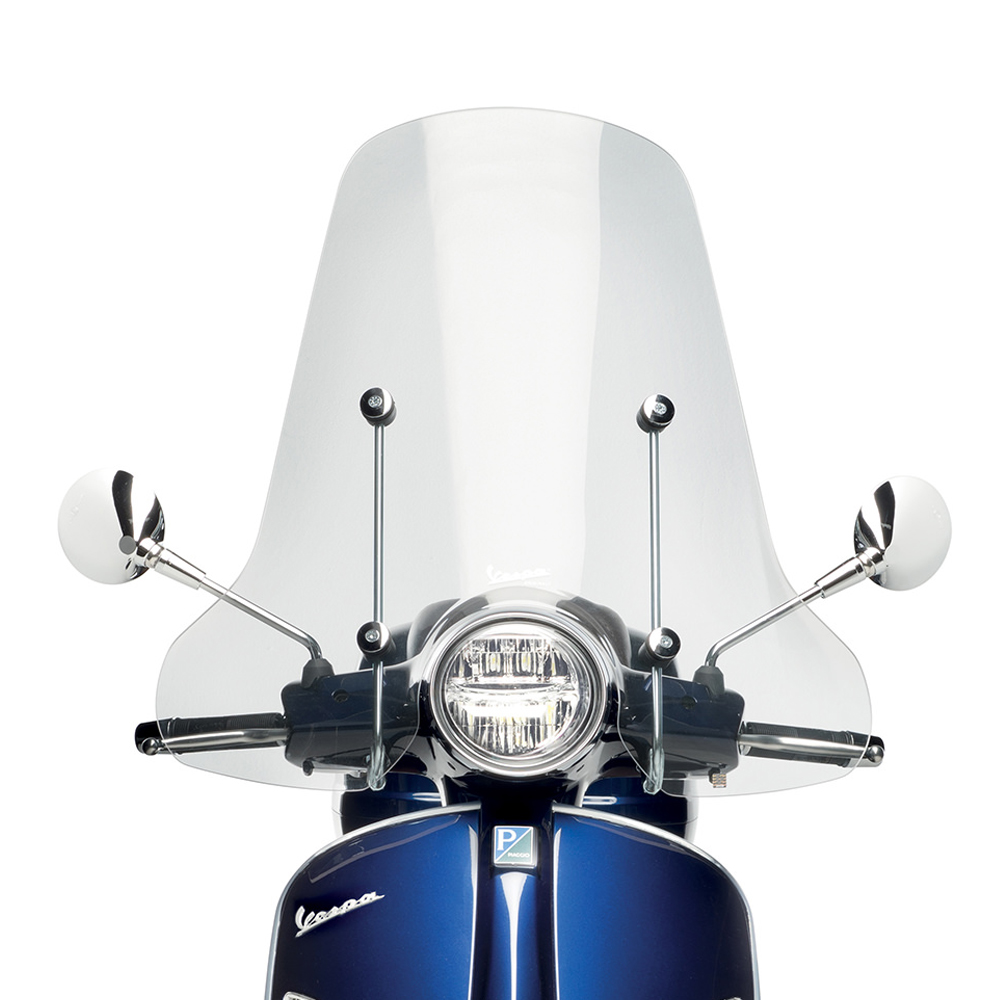 Hoog windscherm met beugel Vespa GTS / Super (HPE & SuperTech) origineel Vespa