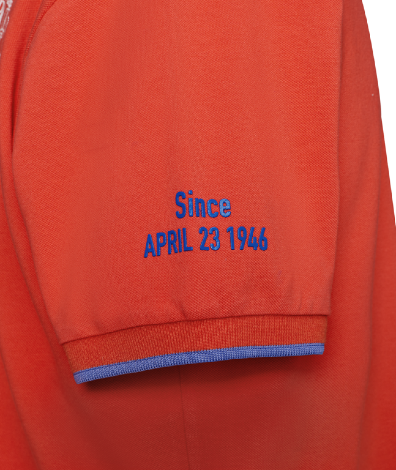 Vespa-poloshirt Flame orange DEC-collectie
