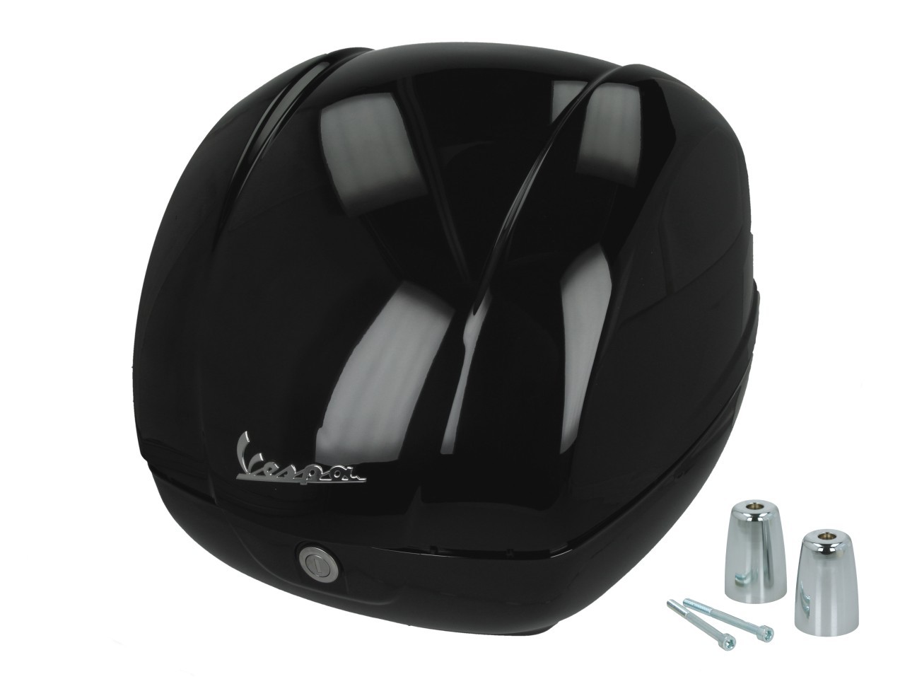 Originele topkoffer 36 l, glanzend zwart 094 voor Vespa GTS 125/310 en GTV 310
