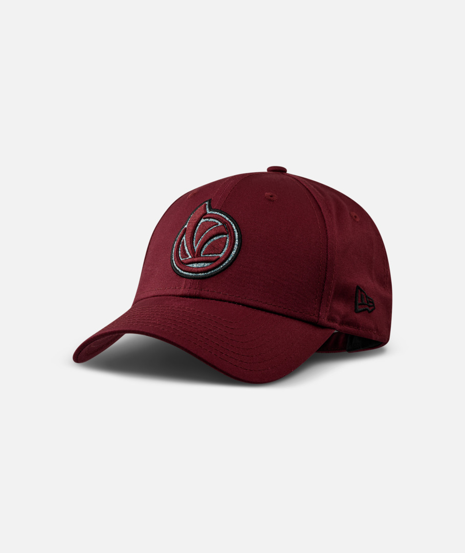 Vespa baseball cap DEC Glitter New Era 9Forty rood